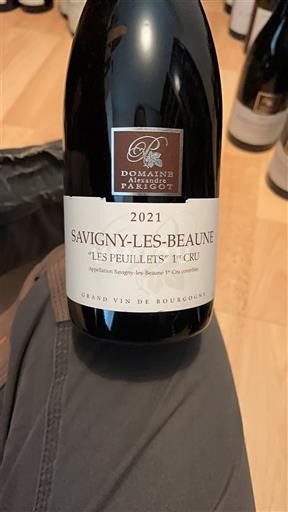 Burgundi Savigny-lès-Beaune Premier Cru Domaine Parigot Les Peuillets 1er Cru 2021