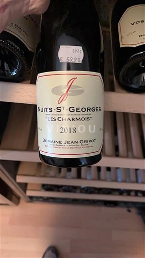 Bourgogne Nuits-Saint-Georges Domaine Jean Grivot Les Charmois 2018