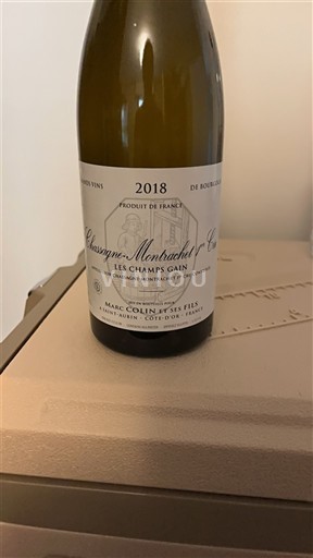 Borgoña Chassagne-Montrachet Premier Cru Marc Colin et Ses Fils Les Champs Gains 2018