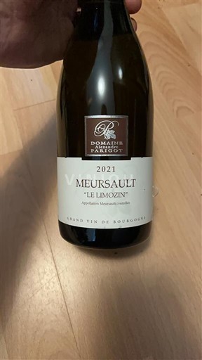 Burgundi Meursault Domaine Parigot Le Limozin 2021