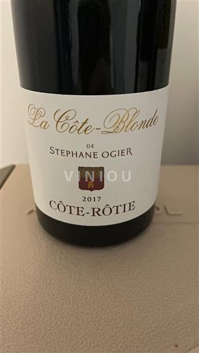 Rhône-dalen Côte-rôtie Stéphane Ogier La Côte-Blonde 2017