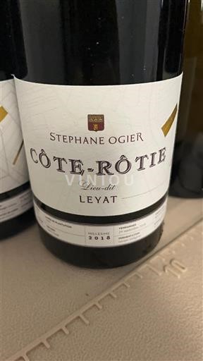 Rhône-dalen Côte-rôtie Stéphane Ogier Lieu-dit Leyat 2018