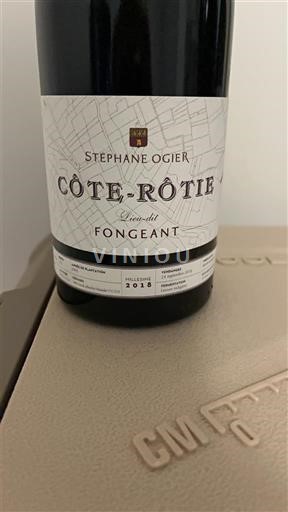 Rhône-dalen Côte-rôtie Stéphane Ogier Lieu-dit Fongeant 2018