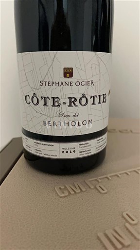 Rhône-dalen Côte-rôtie Stéphane Ogier Bertholon 2019