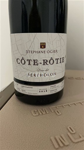 Rhône-dalen Côte-rôtie Stéphane Ogier Lieu-dit Bertholon 2018