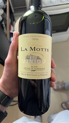 Bordo Blaje-kote-de-Bordo Château La Motte 2016