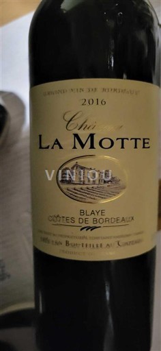 Bordeaux Blaye-côtes-de-bordeaux Château La Motte 2016