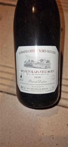 Beaujolais Beaujolais Villages Domaine Coteaux des Oliviers 2020