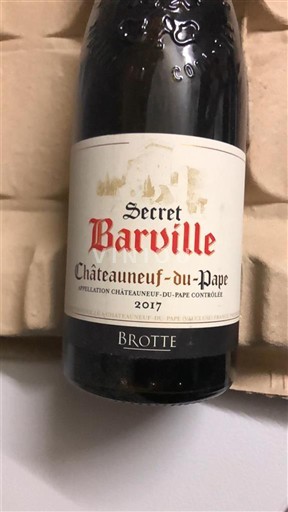 Rona dolina Châteauneuf-du-Pape Brotte Secret Barville 2017