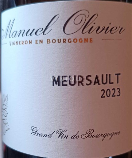 Borgonha Meursault Manuel Olivier 2023