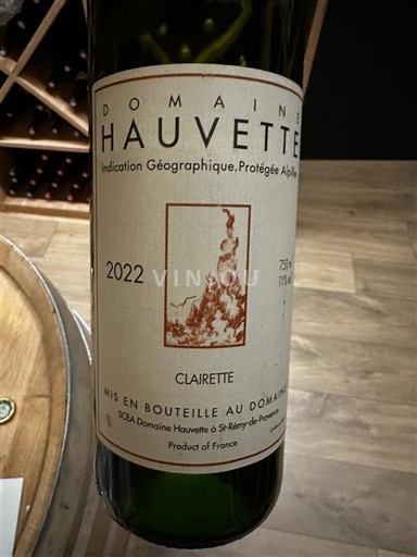 Alpy a Rhonské oblasti Alpilles Domaine Hauvette Clairette 2022