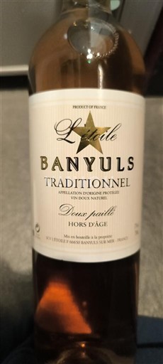 Roussillon Banyuls L'étoile Traditionnel Hors d'Âge Không niên vụ