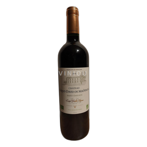 Bordeaux Saint-Émilion Château Grand David de Mauvignon Vieilles Vignes 2018