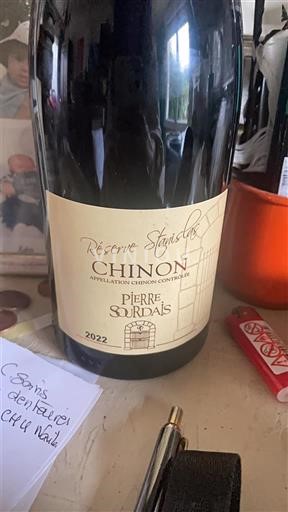 Vale do Loire Chinon Pierre Sourdais Réserve Stanislas 2022