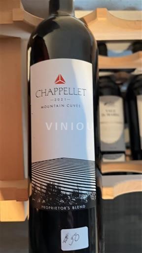 Kalifornialaiset AVA:t Napa Valley Chappellet Mountain 2021