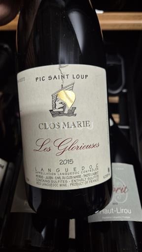 Languedoc Pic-saint-loup Clos Marie LES GLORIEUSES 2015