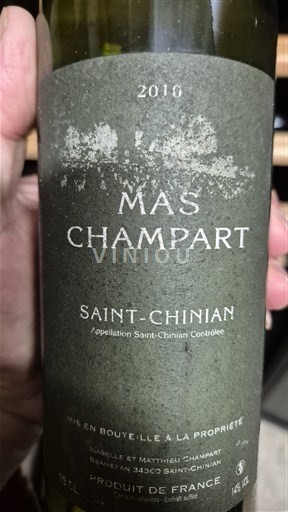 Languedoc Coteaux del Languedoc Mas Champart 2010