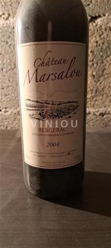 Zuidwest-Frankrijk Bergerac Château Marsalou 2004