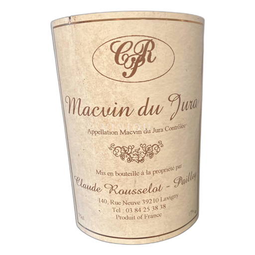 Jura Macvin-du-Jura Claude Rousselet-Pailley Neročník