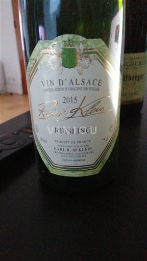 Alsace Earl E. M. Klein riesling 2015