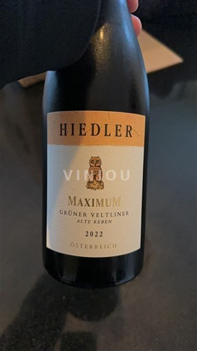 Niederösterreich Kamptal DAC Hiedler Maximum Grüner Veltliner Alte Reben 2022