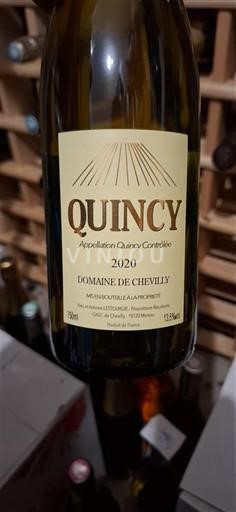 Vallée de la Loire Quincy Domaine Chevilly 2020