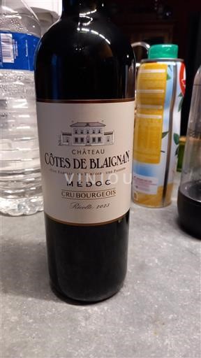 Bordeaux Médoc Château Côtes de Blaignan 2023