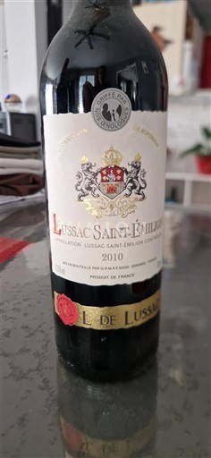 Bordeaux Lussac-saint-émilion Le de Lussac 2010