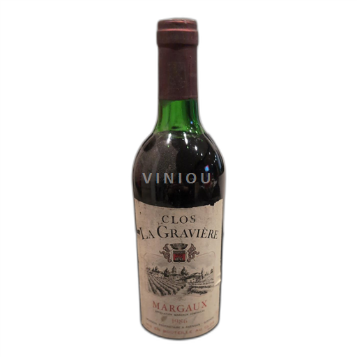 Bordeaux Margaux Clos La Gravière 1986