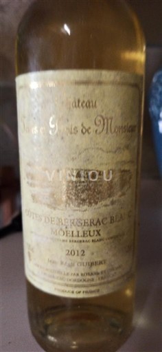 Sudoeste Côtes de Bergerac Château Clos des Grives de Monsac 2012