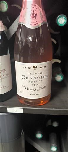 Champagne Sâm-panh Chanoine Frères Réserve Privée Brut Rosé Không niên vụ
