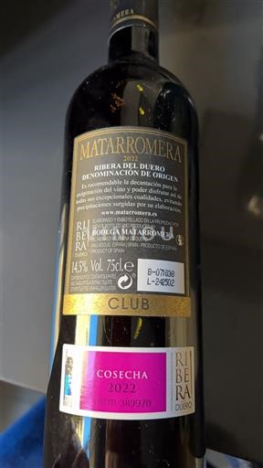 Castiglia e León Ribera del Duero Matarromera Club 2022