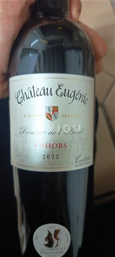 Sud-Ouest Cahors Château Eugénie Réserve de l'Heaut 2022