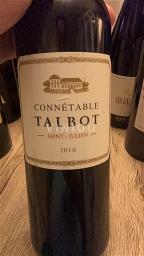 Burdeos Saint-Julien Château Talbot Connétable 2010