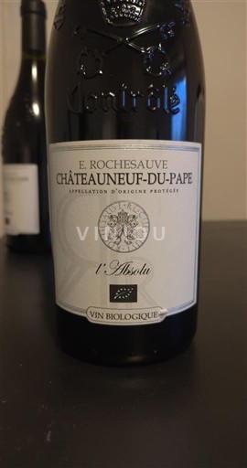 Rhônen laakso Châteauneuf-du-Pape E. Rochesauve l'Absolu 2019