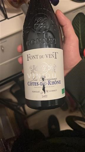 Rhône-dalen Côtes-du-Rhône Font du Vent Les Promesses 2022