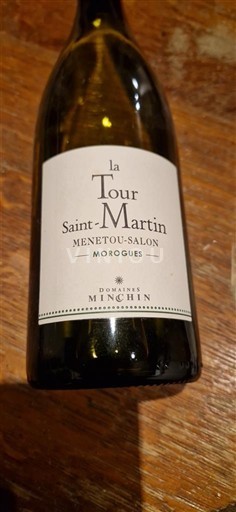 Vinhos Blanc sec La Tour Saint-Martin -Morogue Domaine Domaines Minchin 2016 França Vale do Loire Menetou-Salon AOC