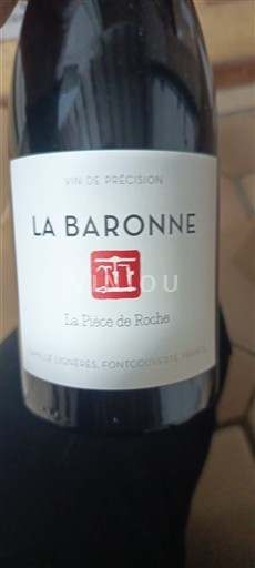 Languedoc Corbières La Baronne La Pièce de Roche 2019