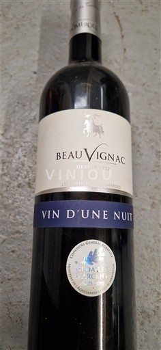 Languedoc-Roussillon Côtes de Thau Beauvignac Vin d'une Nuit 2018