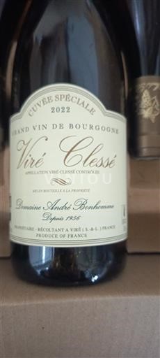 Bourgogne Viré-clessé Domaine André Bonhomme Spéciale 2022