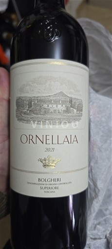 Toscana Không được chỉ định Ornellaia 2021