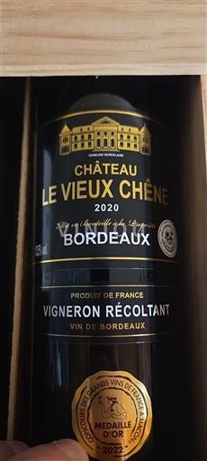 Bordeaux Château Le Vieux Chêne 2020