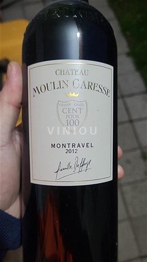 Sud-Ouest Montravel Château Moulin Caresse Cent Pour 100 2012