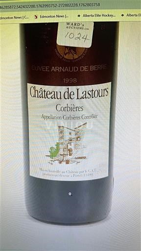 Languedoc Corbières Château Lastours Arnaud de Berre 1998