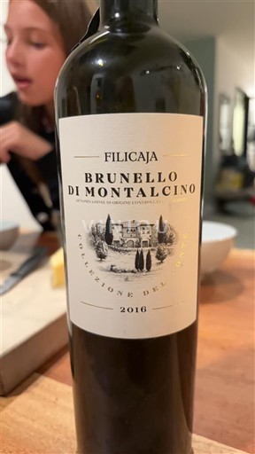 Toscana Brunello di Montalcino. Filicaja Collezione del Conte 2016