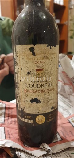 Bordeaux Bordeaux Supérieur Château Coudreau 2000