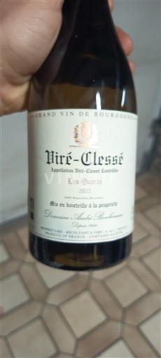 Bourgogne Viré-clessé Domaine André Bonhomme Les Quarts 2022