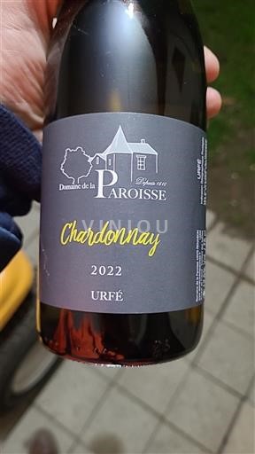 Thung lũng sông Loire Urfé Domaine La Paroisse Chardonnay 2022