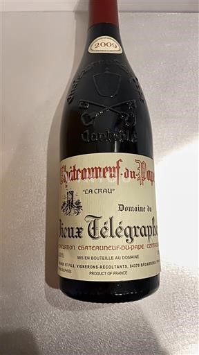 Vale do Ródano Châteauneuf-du-Pape Domaine Vieux Télégraphe La Crau 2009