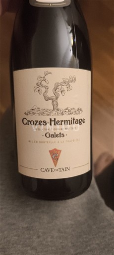 Vallée du Rhône Crozes-hermitage Cave de Tain Galets 2020